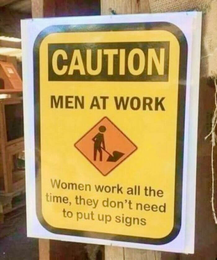 Caution: Clever Sign Ahead!