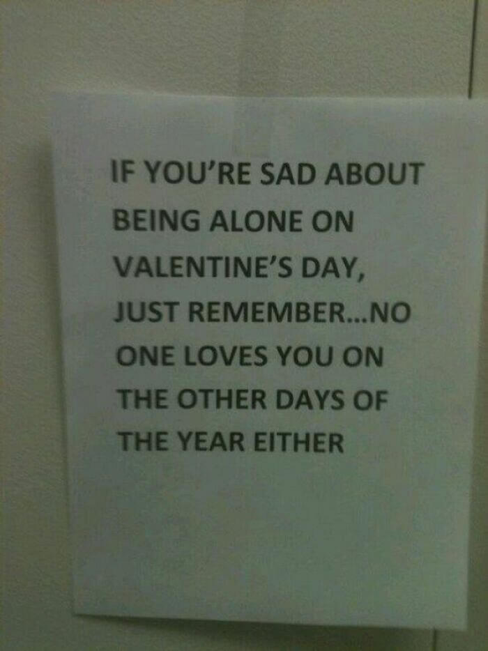 Valentine’s Reality Check Sign