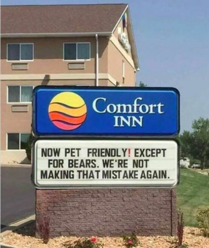 Bear-y Specific Pet Policy at This Inn!