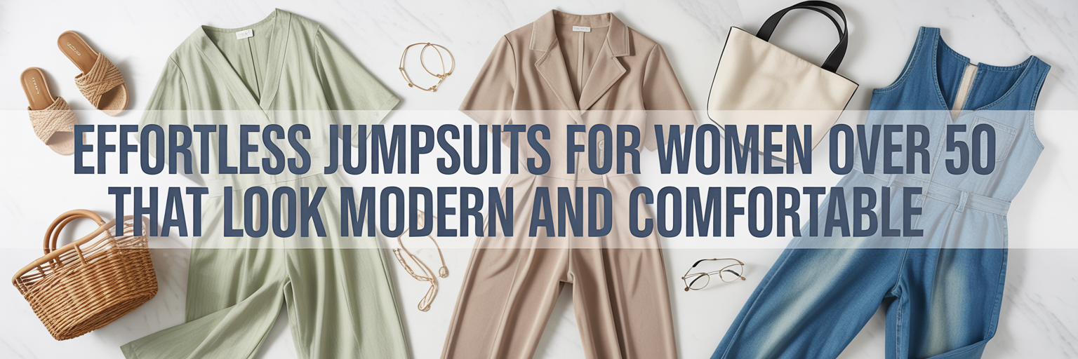 Jumpsuits for Women Over 50 That Feel Easy, Modern and Comfortable