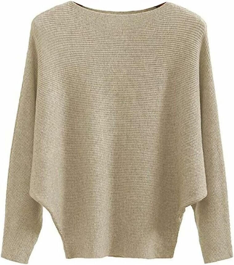 Ckikiou Women's Batwing Sweater – Chic & Lightweight! Now 20% Off!