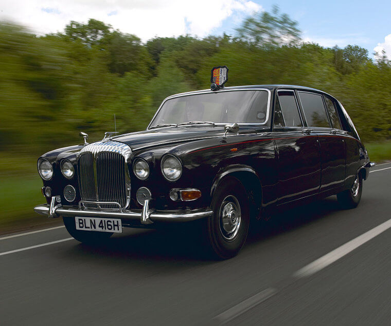Der 1970er Daimler Vanden Plas des Royal Trust - $80.000