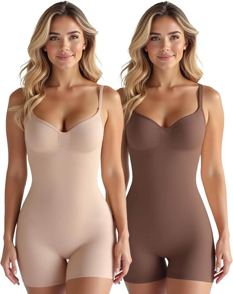 Shapewear Bodysuit for Women - Tummy Control & Snatched Waist - Now 19% Off!