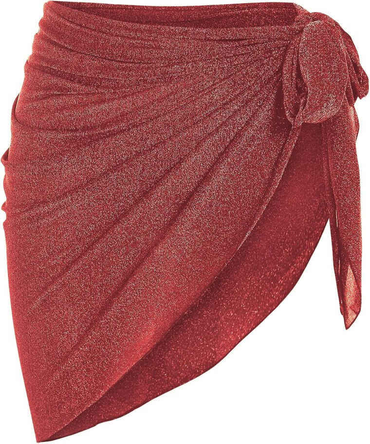 ZAFUL Metallic Sarong - Sparkle at the Beach! 