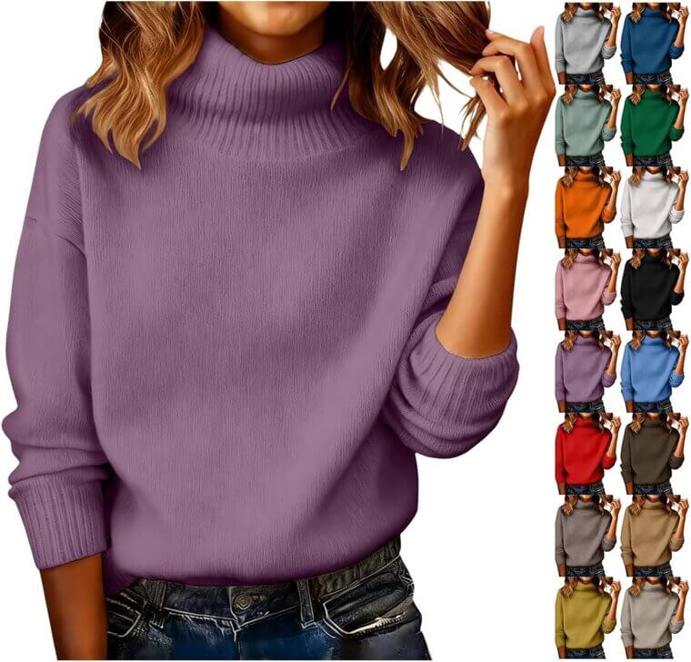 Cashmere Turtleneck Sweater - Cozy Elegance for Every Occasion 