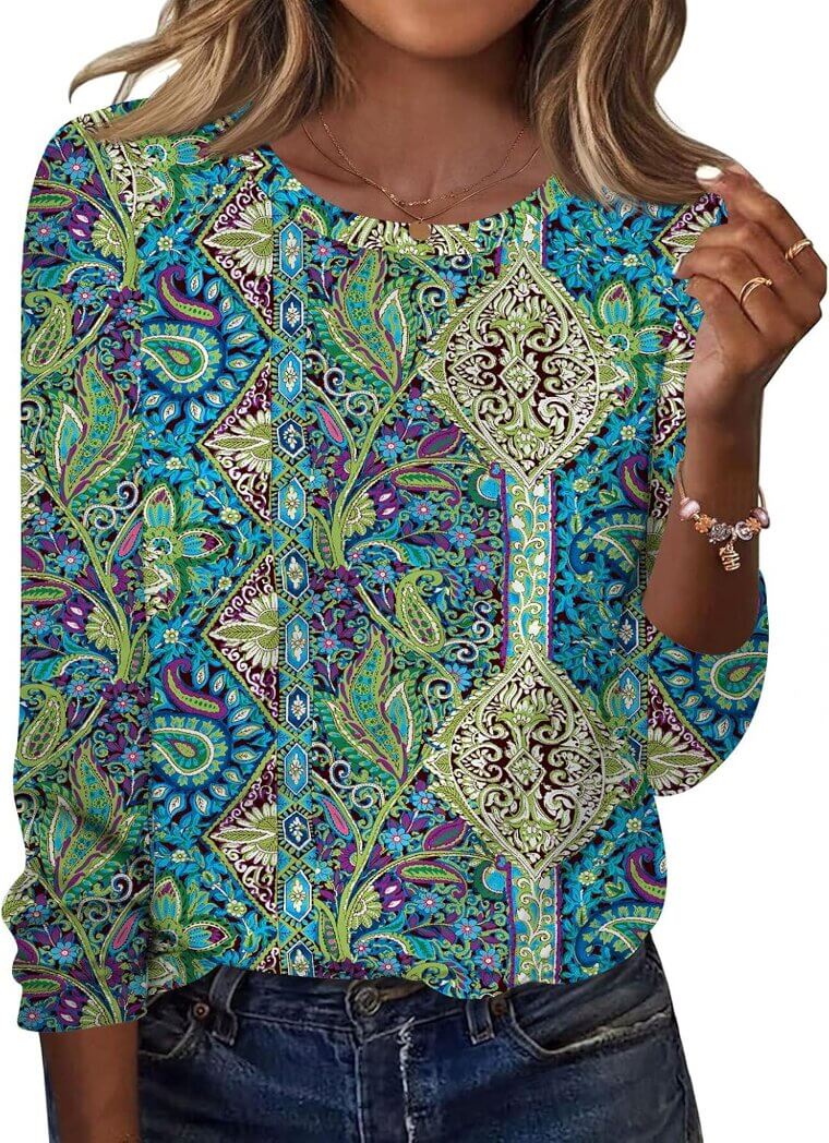 TCOT Women Fall Blouses - Stylish Long Sleeve Tops for Every Occasion 