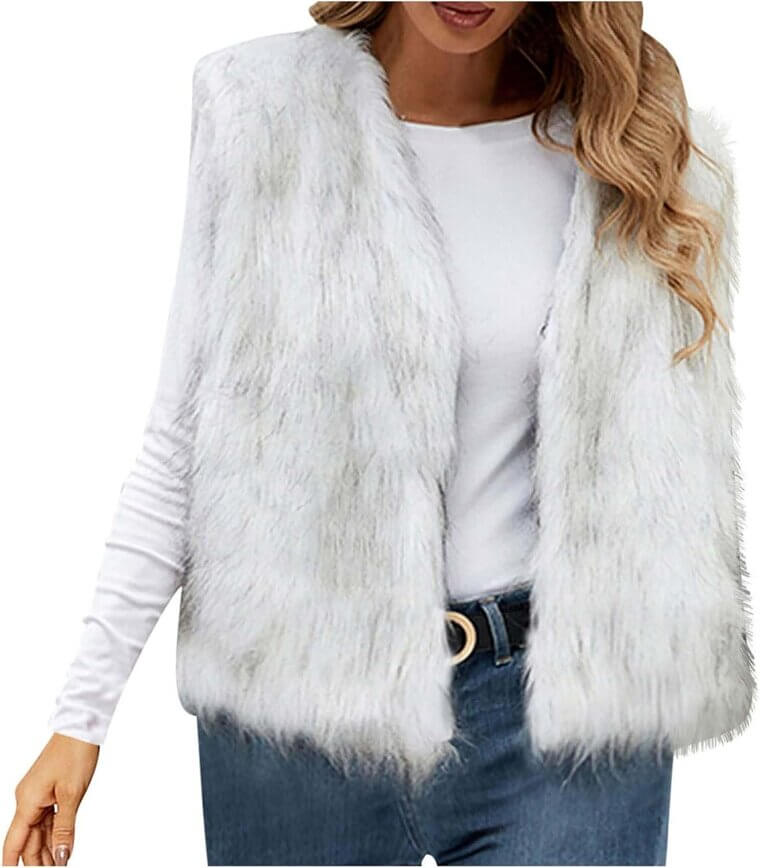 Faux Fur Vest - Cozy, Chic & Perfect for Chilly Days 