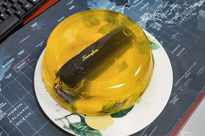 Office Prank Turns Stapler Into Orange Jello