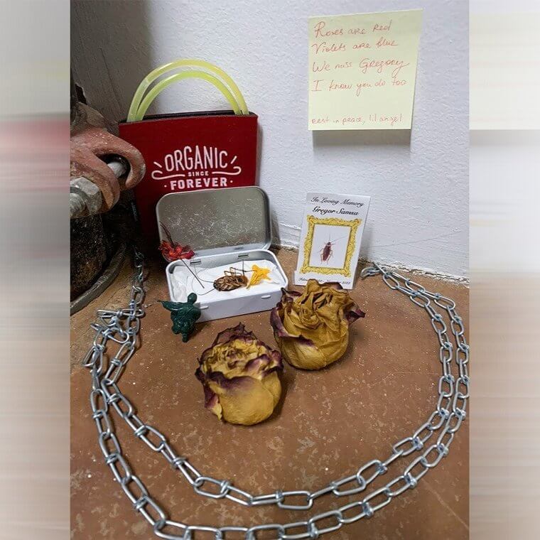 An Office Mourns the Miniature Departed