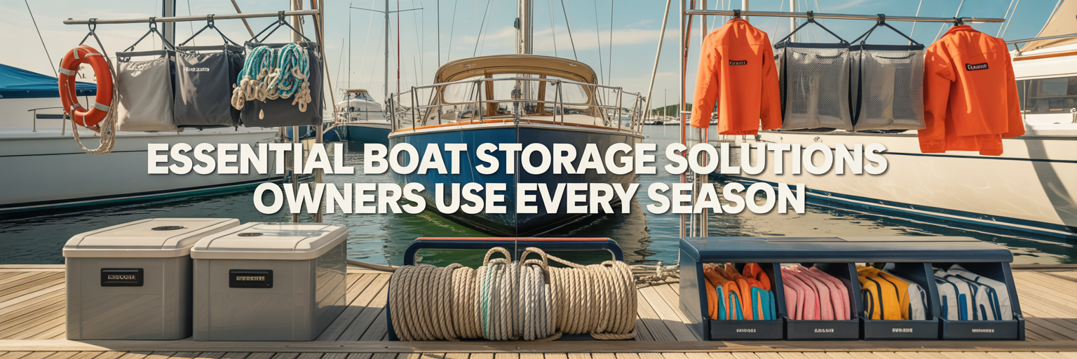 Essential Boat Storage Solutions Owners Use Every Season