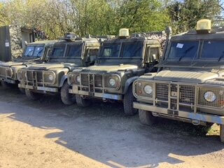 Snatch Armoured Land Rovers