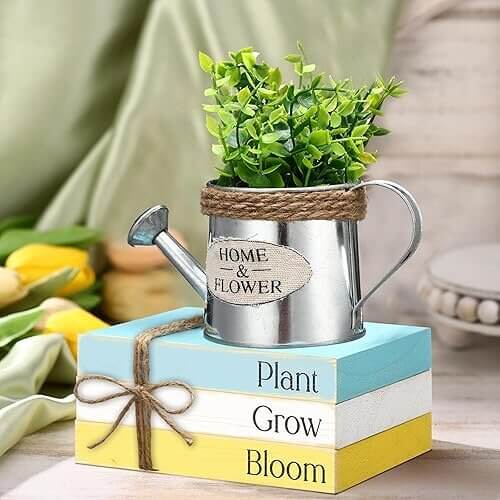 Rustic Farmhouse Spring Centerpiece Set that Creates Cozy Table Displays. Now 18% Off!