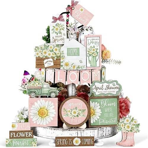 Beautiful Daisy Farmhouse Decor Set that Brightens Any Space. Now 7% Off!