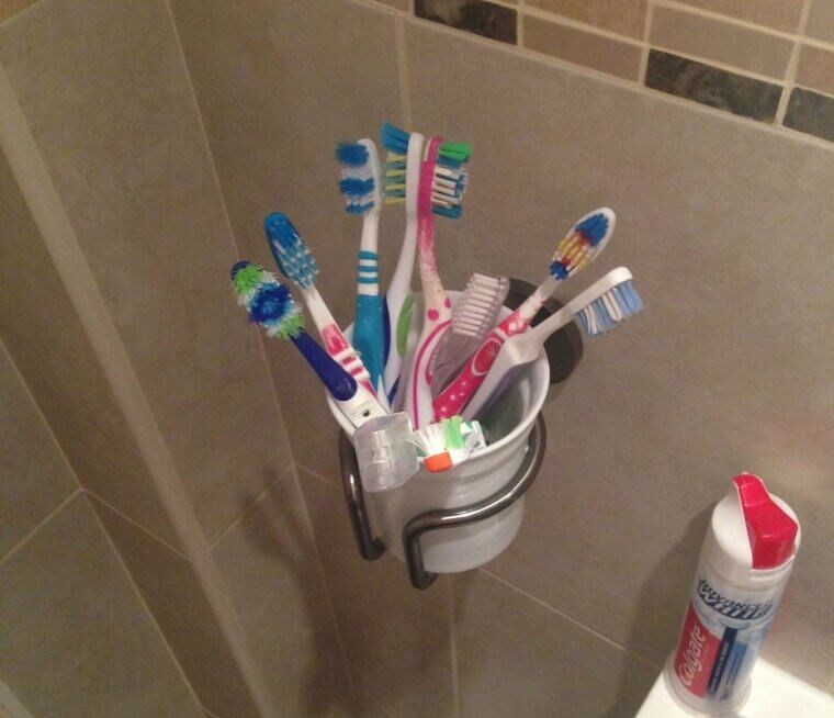 Keeping the Same Toothbrush for Too Long or Sharing Toothbrushes