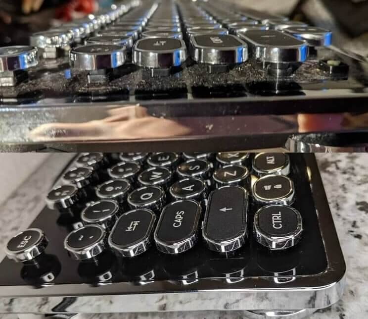 Not Cleaning Your Keyboard - Think About How Much You Touch It!