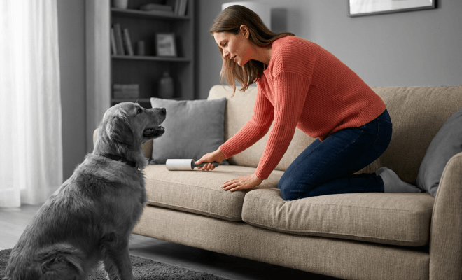 Ingenious Pet Hair Remover Roller That Makes Cleanup Effortless