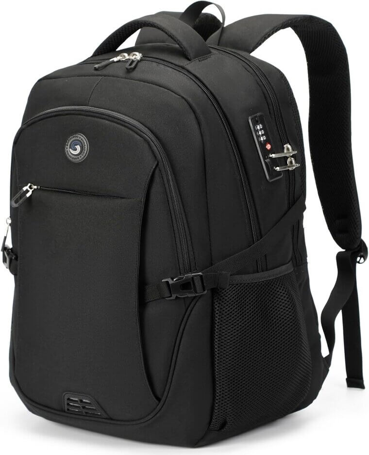 SHRRADOO Laptop Backpack - Stylish, Secure, and Convenient! 