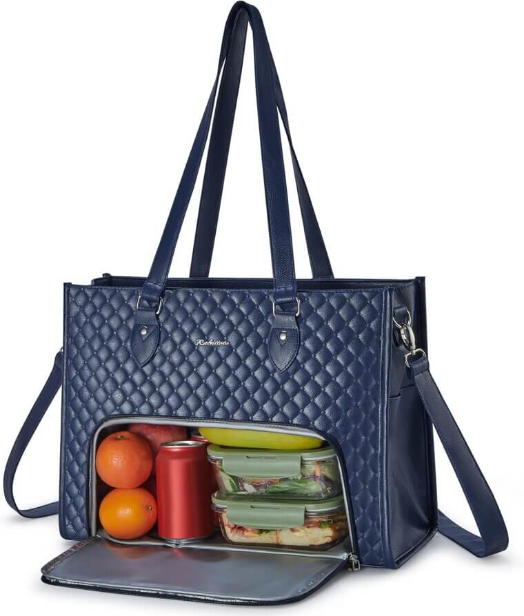 Laptop Tote Bag with Lunch Compartment - Stylish & Practical for Women - Enjoy 25% Off!