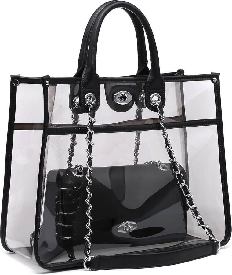 Clear Stadium Tote - Stylish and Practical for Events 