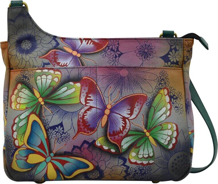 Anuschka Cross Body - Hand Painted Artistry in Every Piece - 12% Off!