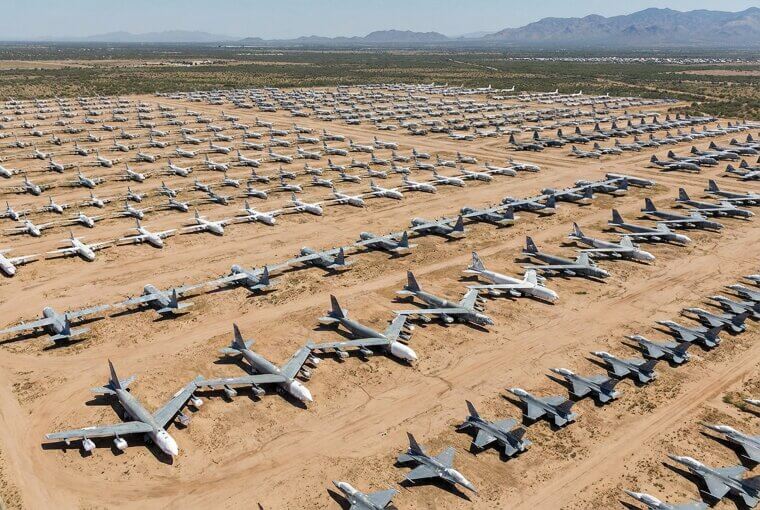 Why Airplane Graveyards Look Haunting