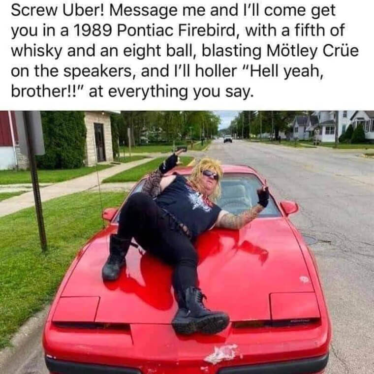 The Most Rad Ride Sharing Experience You'll Ever Have