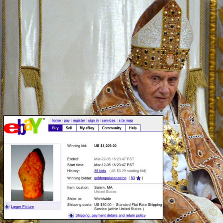 A Dorito Sort of Shaped Like the Pope's Hat