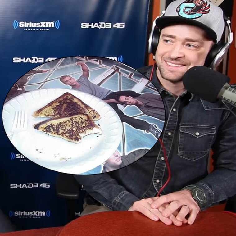 Justin Timberlake's Stale French Toast - Sold for Over $1,000