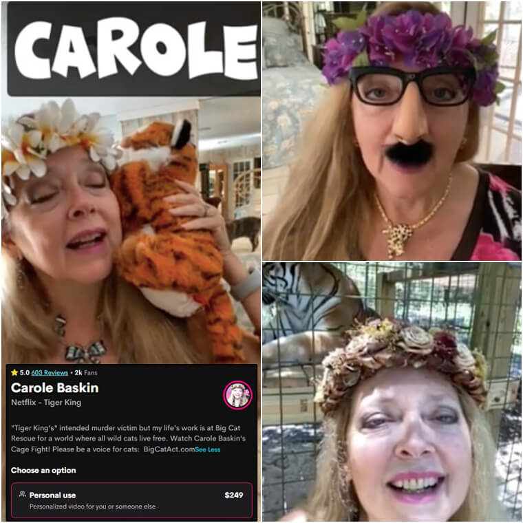 A Shoutout from Tiger King's Carole Baskin - Just Don't Mention Her Husband