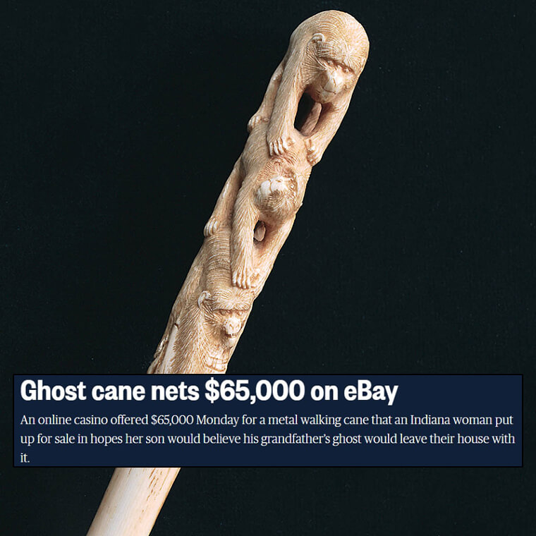 Some Random Old Guy's Supposedly Haunted Walking Stick