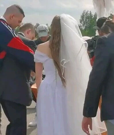 Cuando se emborrachó demasiado en su "seca" boda