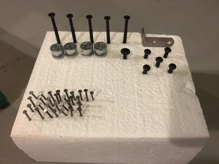 Keeping Furniture Parts Organized While Putting It Together