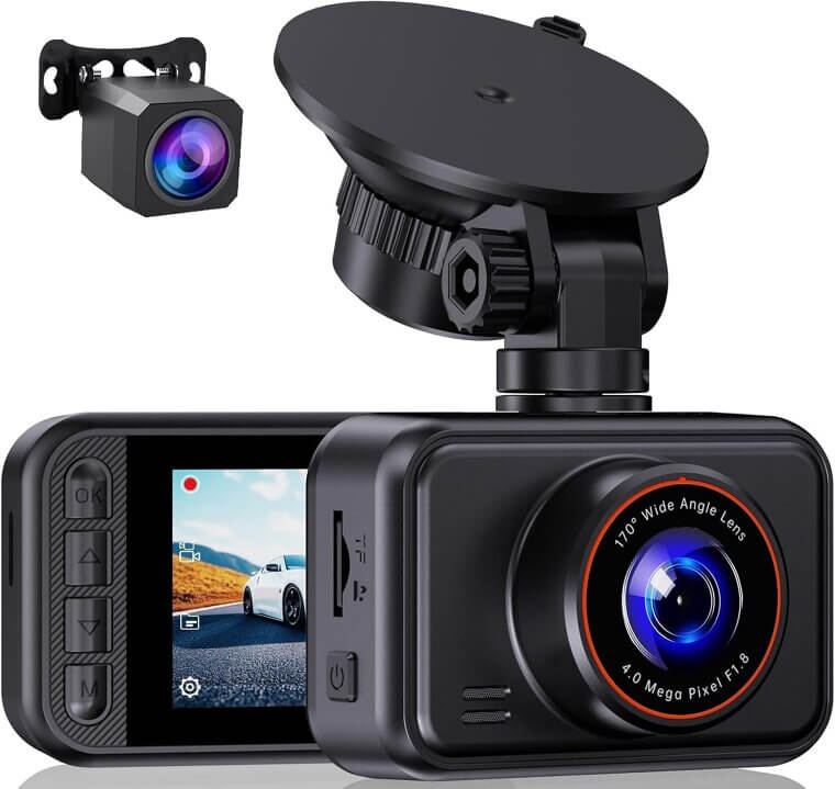 E-YEEGER Dash Cam - Dual Camera, Night Vision & More - Now 6% Off!