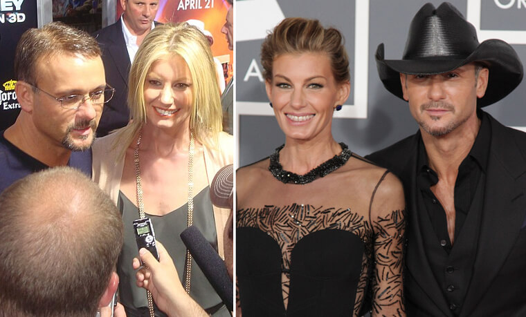I 26 anni di matrimonio tra Faith Hill e Tim McGraw