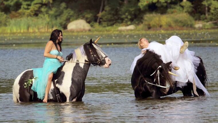 You Don't Horse Around At Weddings
