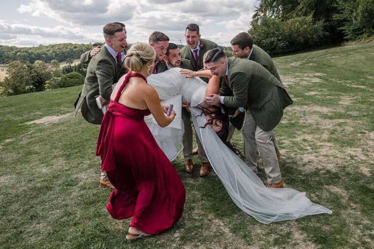 Forget The Mic Drop... It's All About The Bride Drop