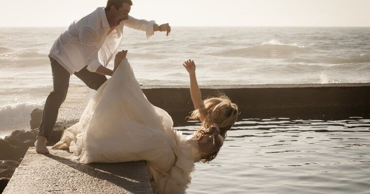 Wedding Photos and Water Don't Mix