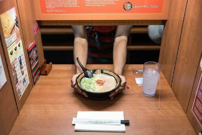 Eating Alone In Japan Is Taken Literally