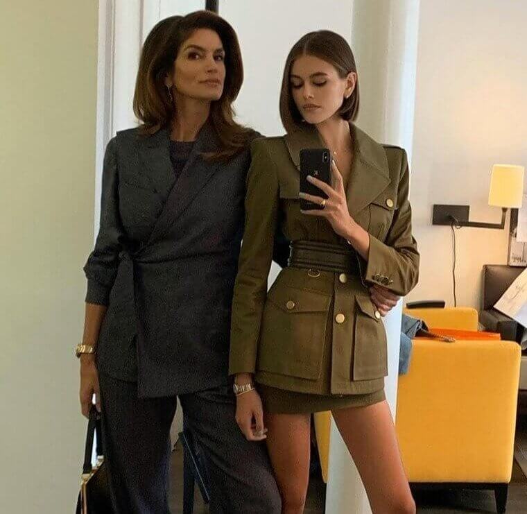 Дочь Синди Кроуфорд и Ранде Гербера Кайя Джордан Гербер