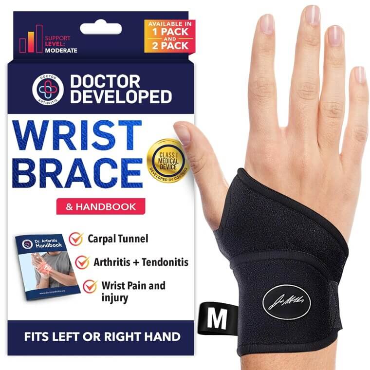 Doctor Wrist Brace for Pain Relief and Support - Don’t Miss the 6% Discount!