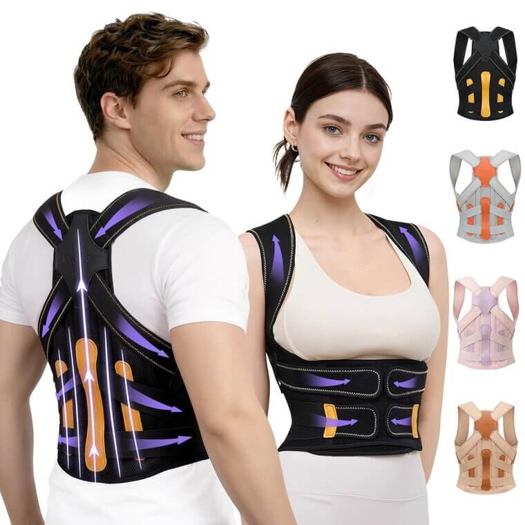 Posture Corrector Brace for Back and Neck Relief - Enjoy 40% Off!