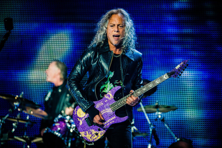 Kirk Hammett in "Metal Lords"