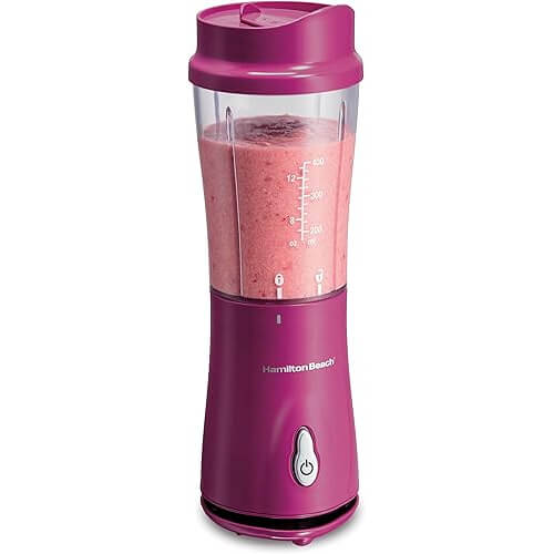 Compact Hamilton Beach Portable Blender that Fits Your Active Lifestyle. 