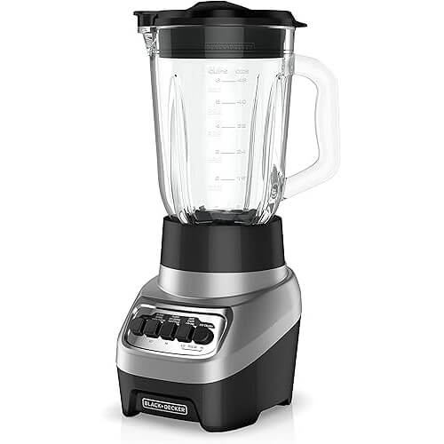 Powerful Glass Jar Blender that Crushes with Precision. 