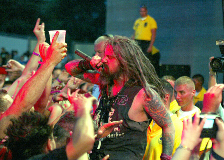 Rob Zombie at Ozzfest (1998) - Industrial Stage Props and Monster-Movie Energy