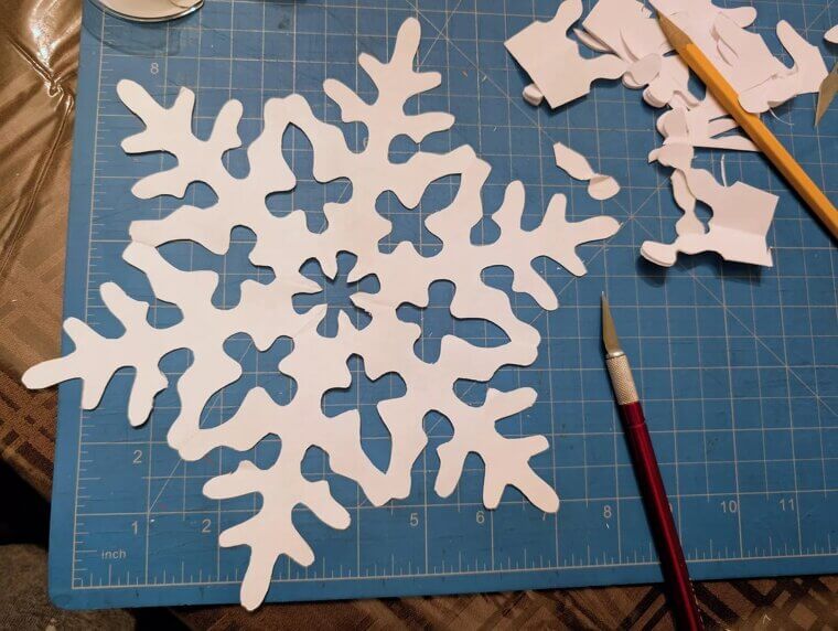 DIY Paper Snowflakes