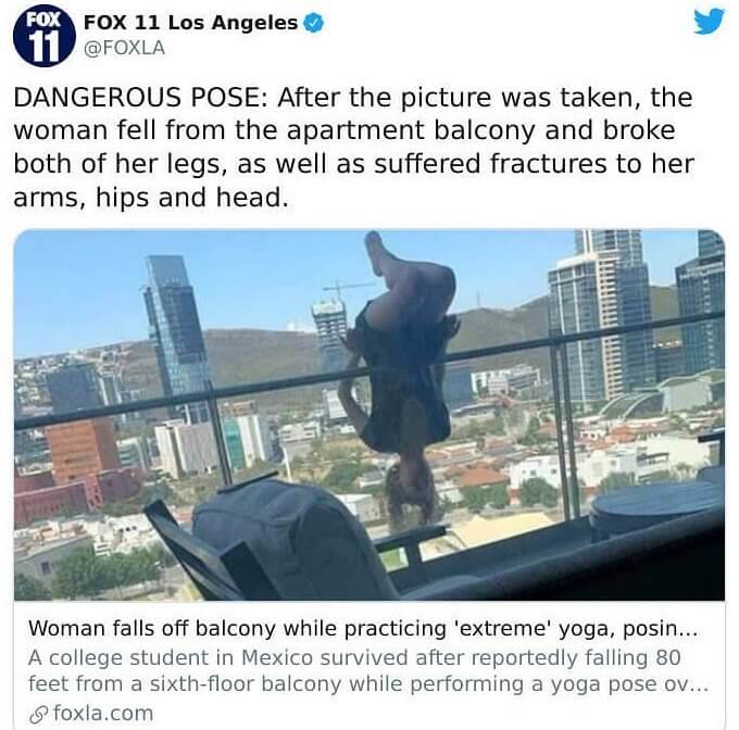 She Fell off Right After This Photo Was Snapped