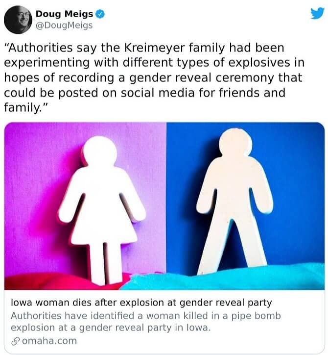 Explosives Are the Latest Trend in Gender Reveal Parties