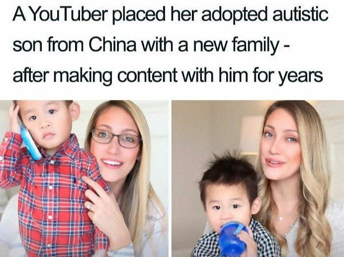 This Influencer Placed Her Adopted Son With a New Family