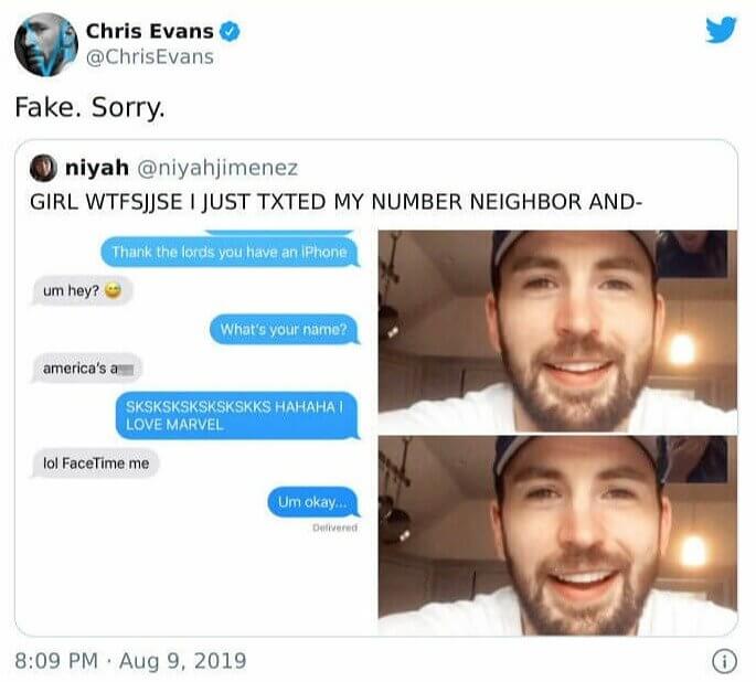 When Chris Evans Calls You Out
